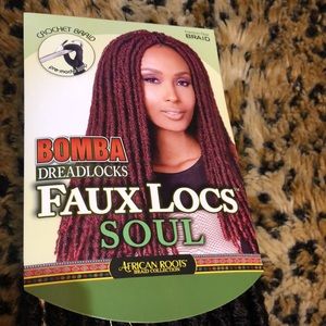 6 packages $25 Bomba Dreadlocks Faux Locs Soul.